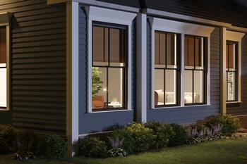 Cordless Woven Wood Roman Shades - Image 6