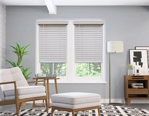 Economy 2" Cordless Faux Wood Blinds