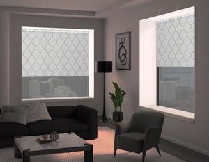 Casablance Printed Roller Shade Light Filtering or Blackout